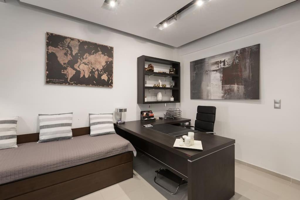 Modern Office Apartment.Wifi,2A/C,Luxury Fur/Tures Salonicco Esterno foto
