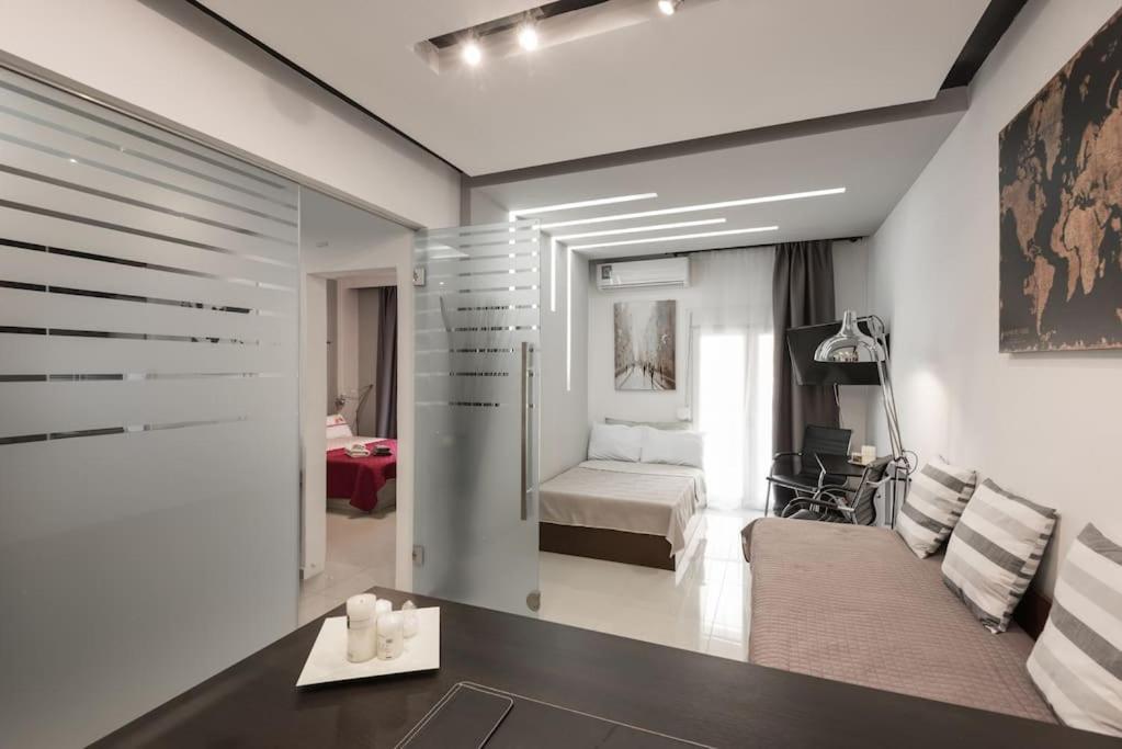 Modern Office Apartment.Wifi,2A/C,Luxury Fur/Tures Salonicco Esterno foto